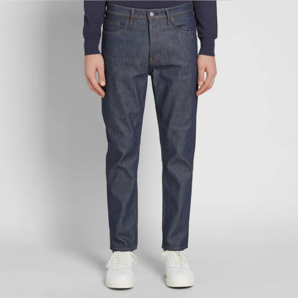NWOT Acne Studios Blue Konst Stockholm Color Dark Blue Size 34 x 34